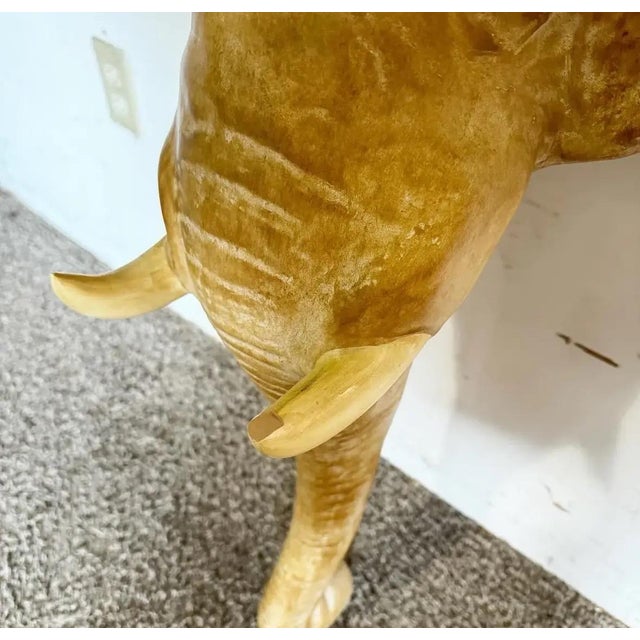 1970s Elephant Sconce Console Table by Chapman For Sale - Image 10 of 10