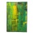Large Green Abstract Oil Painting on Board by Artist Paulden 72” X 48” For Sale
