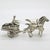 Vintage Italian Handmade Silver Roman Biga Chariot with Horses Figurine, Tuscany, 1970s For Sale - Image 13 of 13