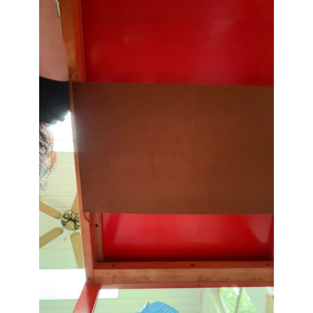 Vintage Dining Table With Extender Leaf Circa 1970s After Baughmann Style For Sale - Image 13 of 18