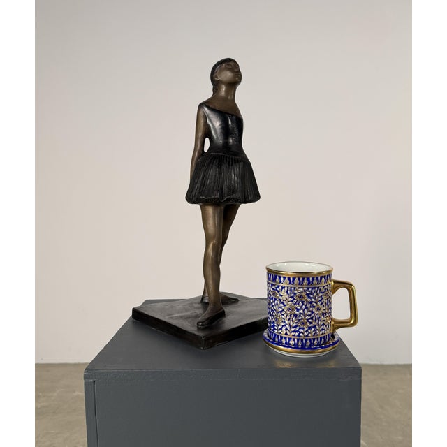 Late 20th Century Bronze Ballerina Sculpture After Degas - 17” Tall For Sale - Image 5 of 12