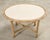 Pair of Danny Ho Fong Organic Modern Rattan Marble Tables For Sale In Sacramento - Image 6 of 18