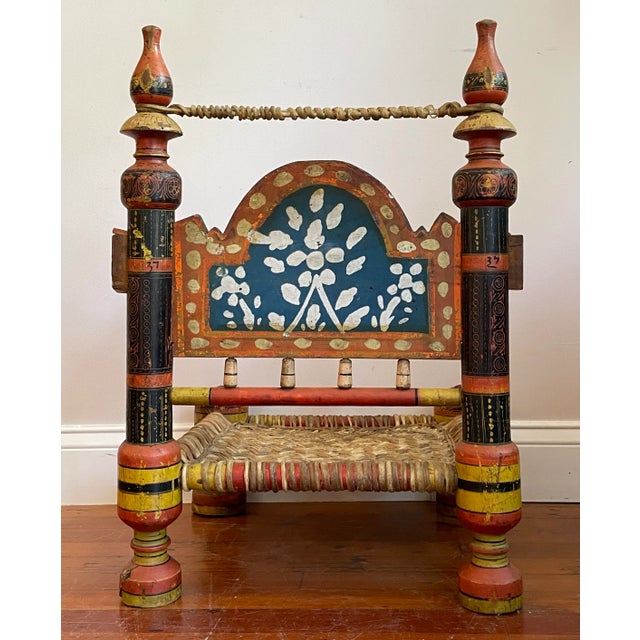 19th Century Traditional Tribal Chair For Sale - Image 6 of 13