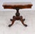 Victorian Walnut Games Table with Fold-Over Top, 1880s For Sale - Image 4 of 8