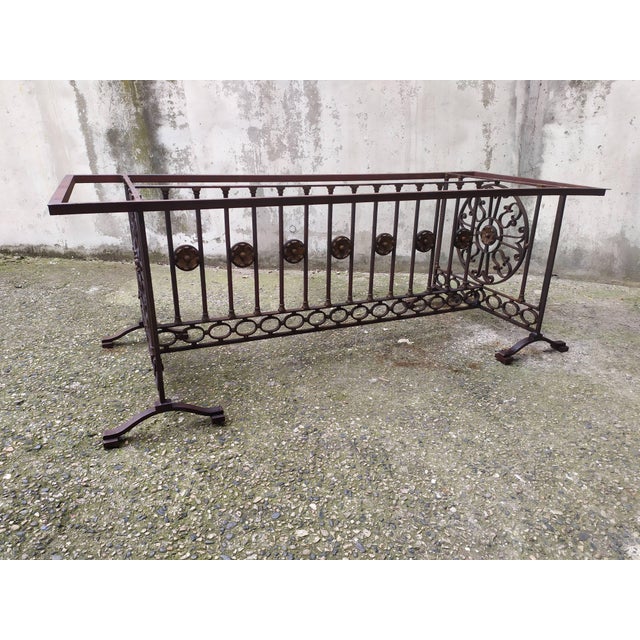 Antique Wrought Iron Table For Sale - Image 3 of 18