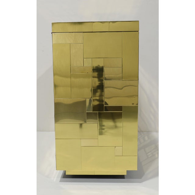 Paul Evans Cityscape Bar Cart in Brass For Sale - Image 9 of 11