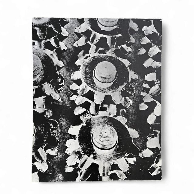 6 x barite photos of a gearbox on board by Hugo Liebe 1960s. Autofabriek Saurer Ag / Swiss 1960 Height 59 Width 48 cm He...