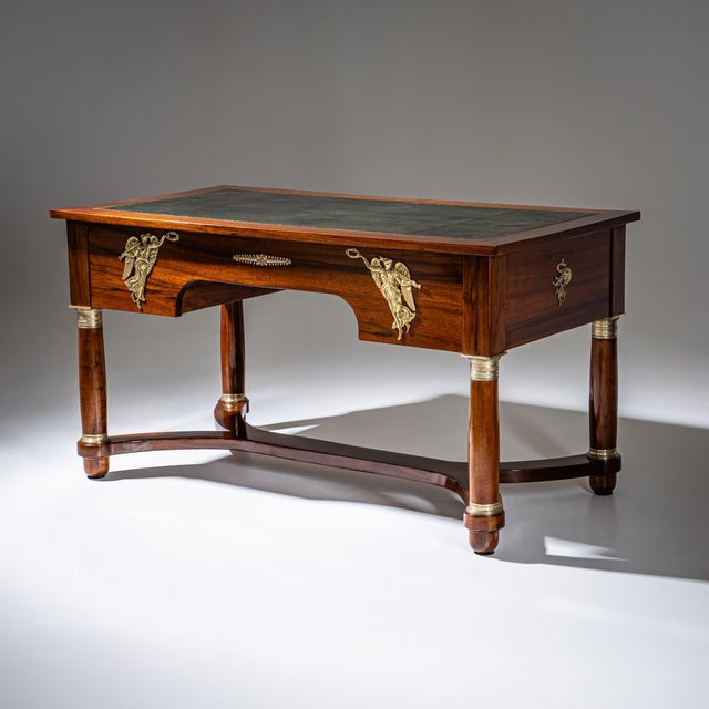 Charles X-Style Bureau Plat, France, 19th Century For Sale - Image 4 of 12