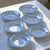 19th Century French Plates with Caumartin Pattern from KG Lunéville, 1890, Set of 6 For Sale - Image 4 of 7