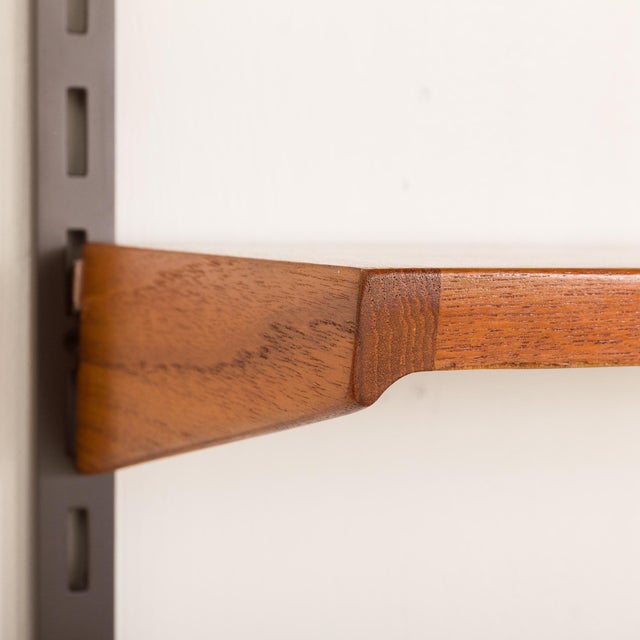 Wood Vintage Danish Teak Shelving Unit by Kai Kristiansen for FM Møbler, 1960s For Sale - Image 7 of 11
