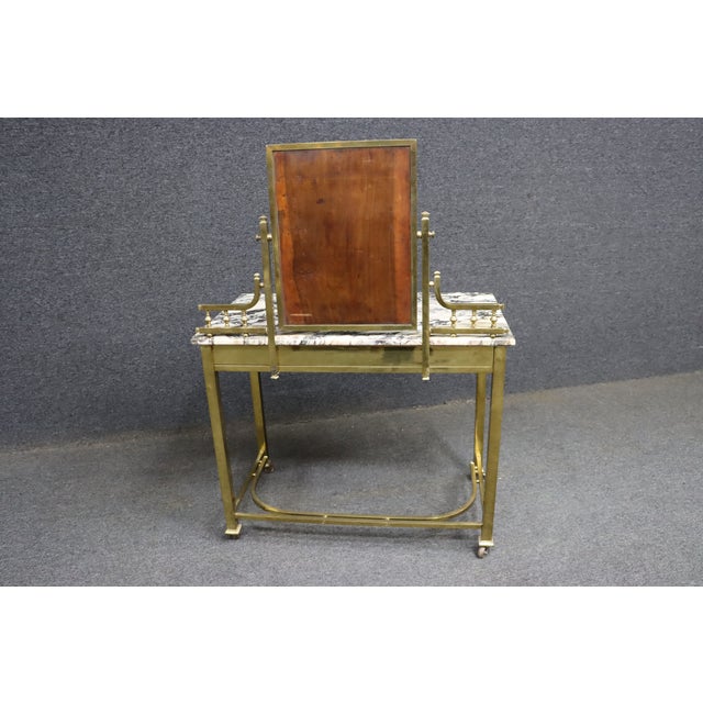 Mid 20th Century French Art Nouveau Vanity Table For Sale - Image 13 of 14