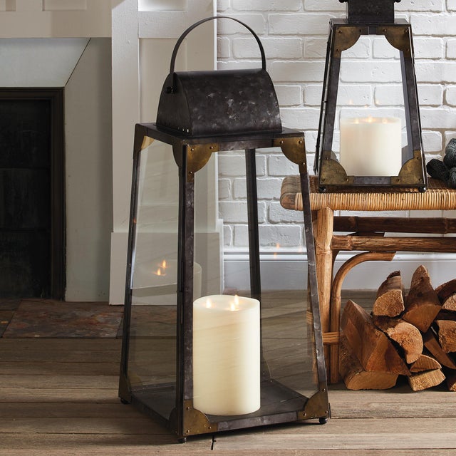 With two tones of galvanized metal, the Madera Outdoor Lanterns are a smart design. Powdercoated and fitted with a drain...