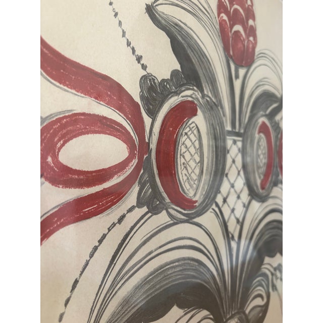 Swedish Folk Art Framed “Leksand” Print 1954 Reproduction For Sale - Image 11 of 12