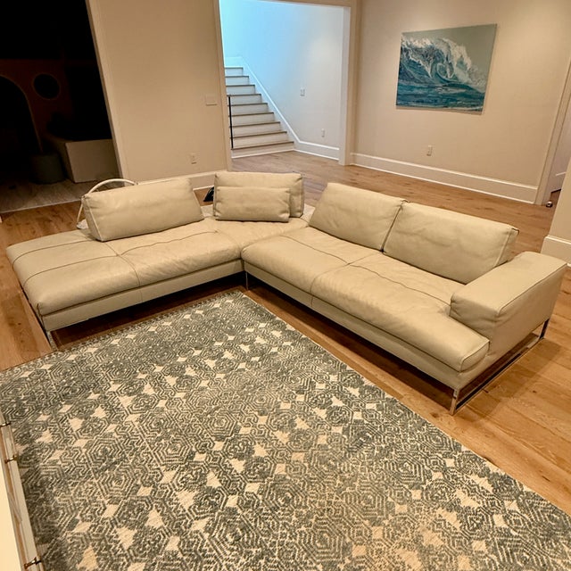 Gamma Sunset Italian Leather Sectional Exceptional quality that will last for decades. Family friendly leather but in a...