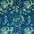 Sample - Schumacher Majorelle Velvet Fabric in Blue For Sale