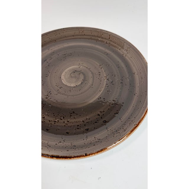 Ceramic Steelite Performance Craft Coupe Plates in Porcini Set of 2 11.75” For Sale - Image 7 of 11
