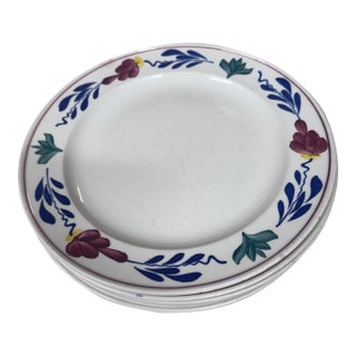 Luncheon Plate Boerenbont by Boch a Set of 4 For Sale