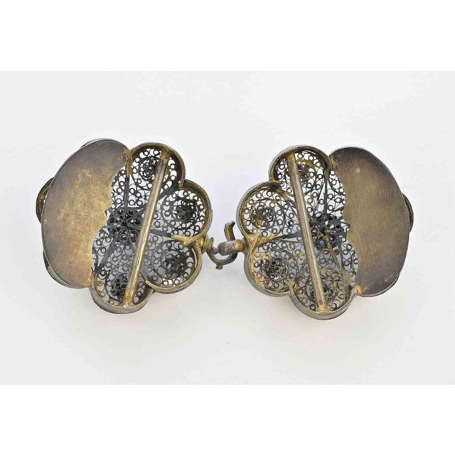 19th Century Hand-Carved Gilded Ottoman Belt Buckle from Turkey For Sale - Image 3 of 5