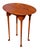 Eldred Wheeler Late 20th Century Eldred Wheeler Tiger Maple Small Oval Tea Table For Sale - Image 4 of 12