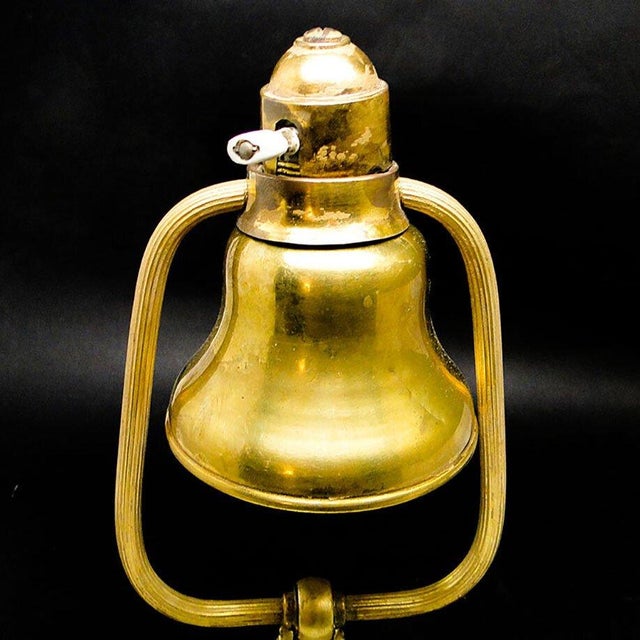 Empire Style Glass and Metal Desk Lamp, France, Early 20th Century For Sale - Image 9 of 18