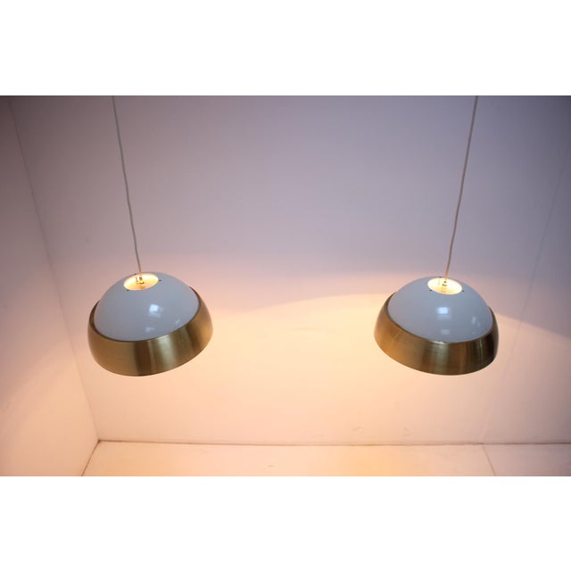 Space Age Pendants attributed to Napako, 1970s, Set of 2 For Sale - Image 16 of 18