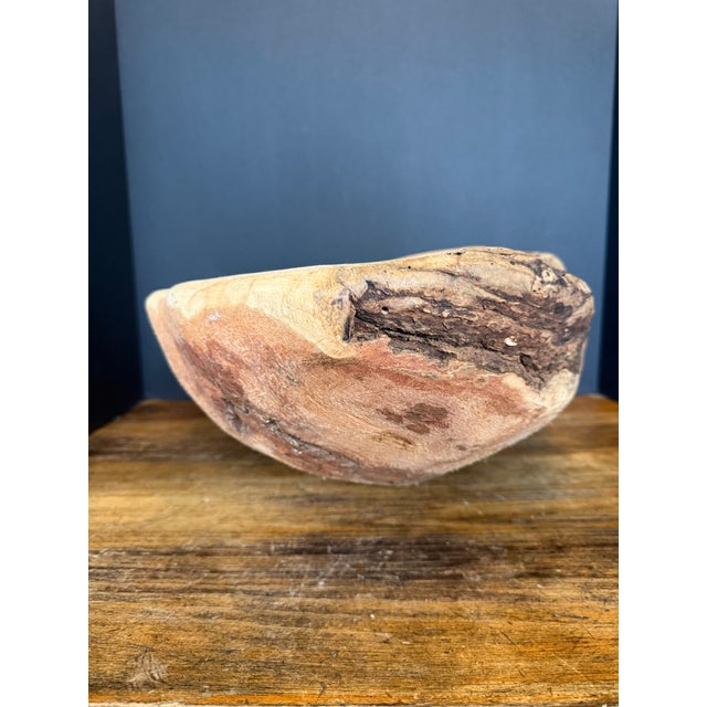 This is an incredible bowl. I found this large burl on a hike in West Virginia, (Hampshire County). I spent a long time...