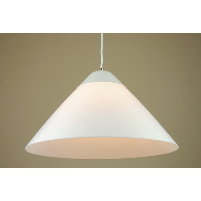 Metal Vintage Opala Ceiling Lamp by Hans J. Wegner for Louis Poulsen For Sale - Image 7 of 12