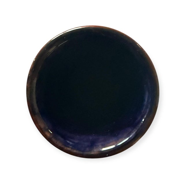 Moorcroft Orange and Blue Oxide Flambé Baluster Vase For Sale - Image 5 of 7