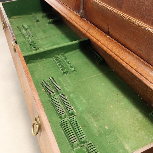 19th Century Dutch Oak Cabinet For Sale - Image 11 of 15