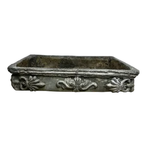 Antique Georgian British Small Poppy Window Sill Garden Planter