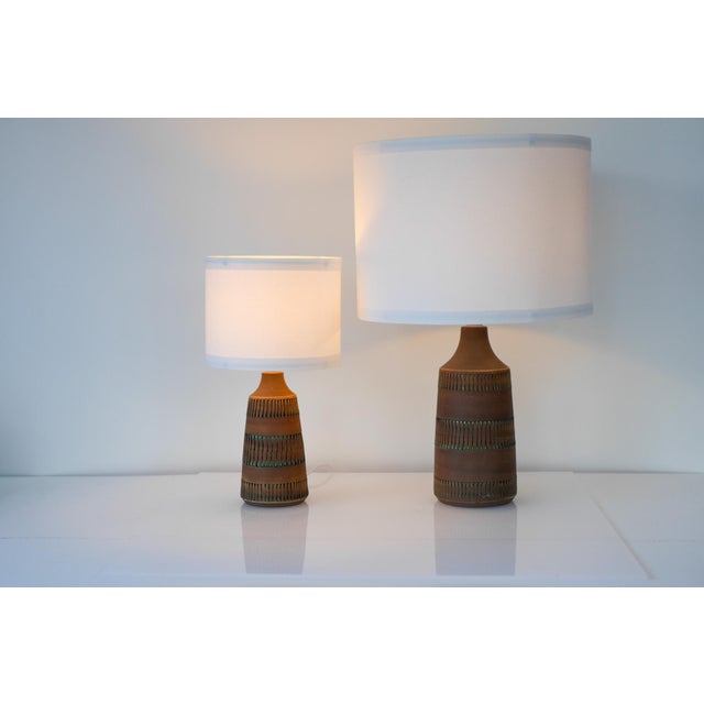 Mid-Century Scandinavian Modern Pottery Table Lamps from Anagrius, Sweden, 1970s, Set of 2 For Sale - Image 15 of 16