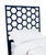 Wood Honeycomb Platform Bed Twin, Navy Blue For Sale - Image 7 of 7