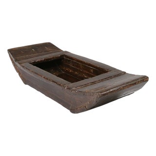 Wabi-Wabi Handmade Wooden Trough or Vessel, France, 19th Century For Sale