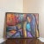 Bring bold emotion and dynamic color into your space with this captivating vintage expressionist painting by artist Amy...
