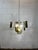 1970s j.t. Kalmar Smoke and Clear Panel Chandelier Italy For Sale - Image 5 of 7