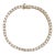 3ctw Diamond Tennis Bracelet 14k Yellow Gold 7.25" 3.3mm For Sale