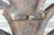 Large 1950s Spanish Gilt Metal Foliate Three-Arm Wall Sconce For Sale - Image 10 of 11