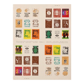 After Picasso, Reductions in Vignettes of the Posters for the Vallauris Exhibitions For Sale
