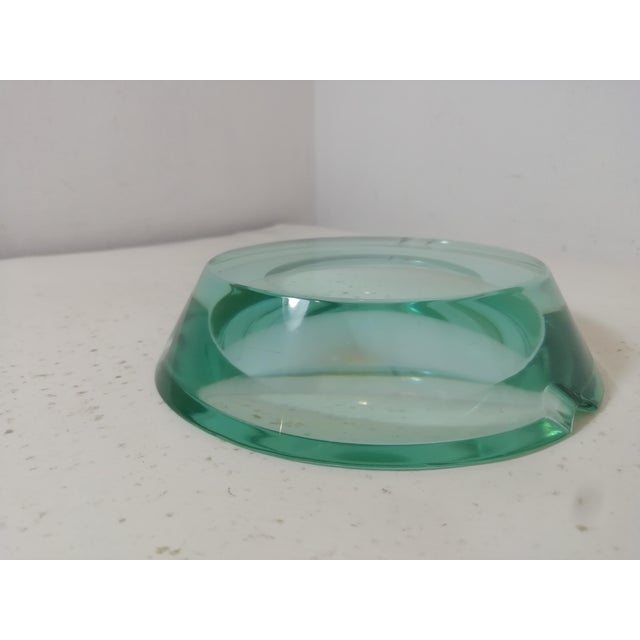 1950s Glass Ashtray by Pietro Chiesa for Fontana Arte, Italy, 1950s For Sale - Image 5 of 6