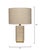 Transitional Jamie Young Haisley Table Lamp in Bleached Raffia For Sale - Image 3 of 6