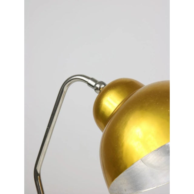 Mid-Century Gold Table Lamp, 1960s For Sale - Image 4 of 16