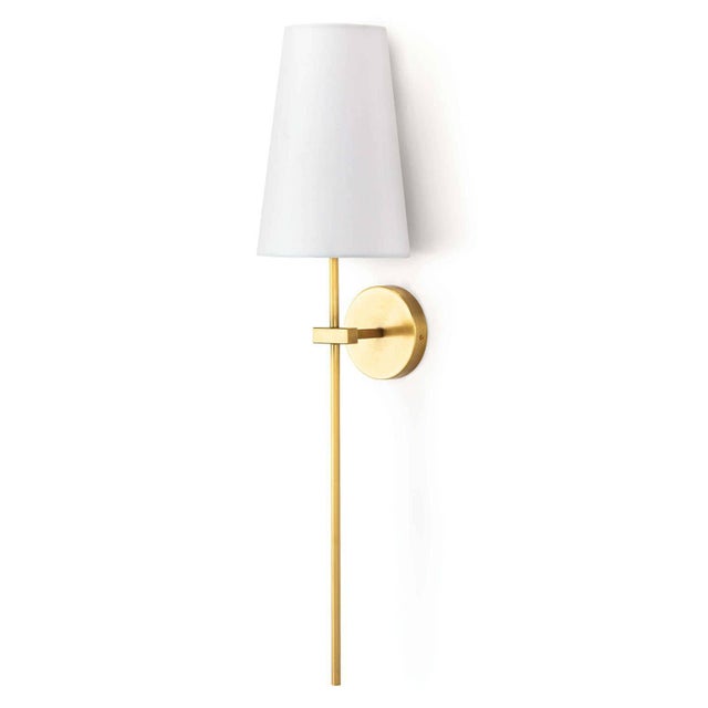 Metal Regina Andrew Toni Steel Sconce, Brass For Sale - Image 7 of 7