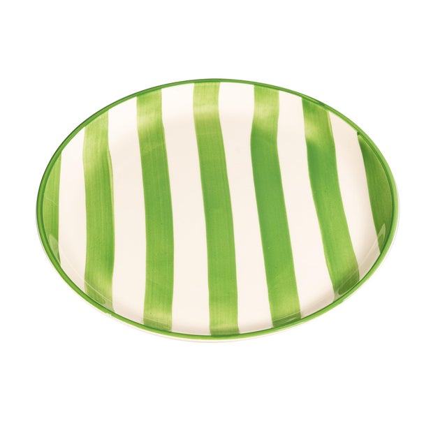 Contemporary Lido Dinner Plate (Set of 4) - Green For Sale - Image 3 of 3