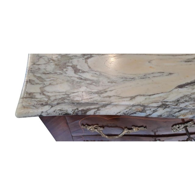 Small French Napoleon III Chest of Drawers For Sale - Image 6 of 9