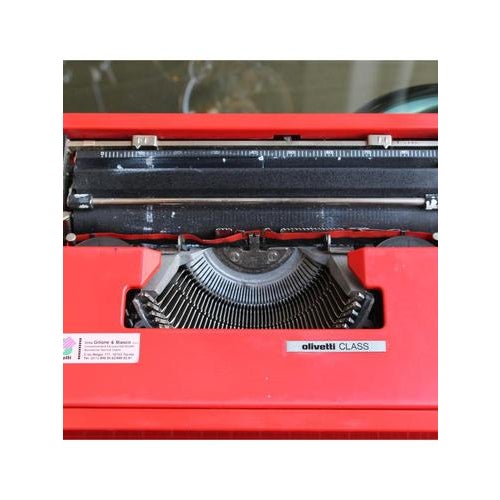 Manufacturer Olivetti Type Class typewriter Model Class Origin Italy Year 1980-89 Color Red Condition Preserved Width 34...