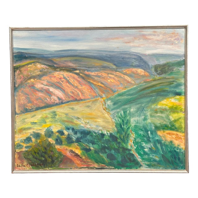 Lalla Blecher, Landscape, 1994, Oil on Canvas, Framed For Sale