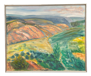 Lalla Blecher, Landscape, 1994, Oil on Canvas, Framed