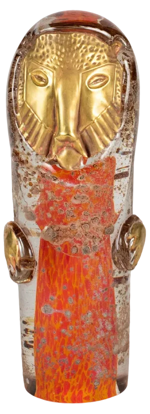 Péter Gergely Lendvai, Mane of Flame, 2020, Glass Sculpture