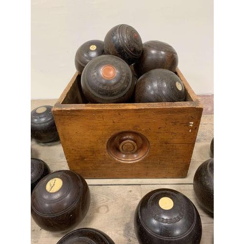 English Wooden Bowls, Set of 20 For Sale - Image 5 of 18