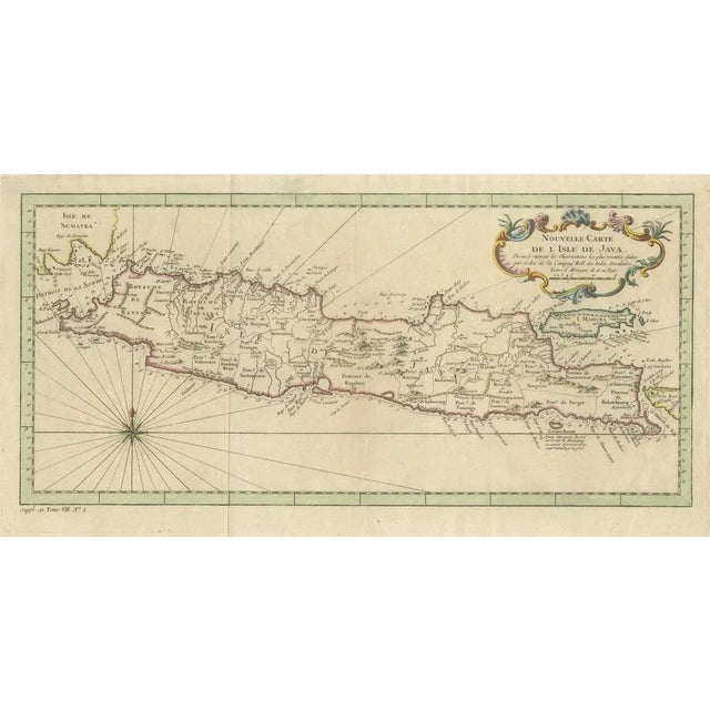 Antique Map of Java Indonesia, 1750 For Sale - Image 3 of 10
